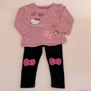 Hello kitty toddler outfit